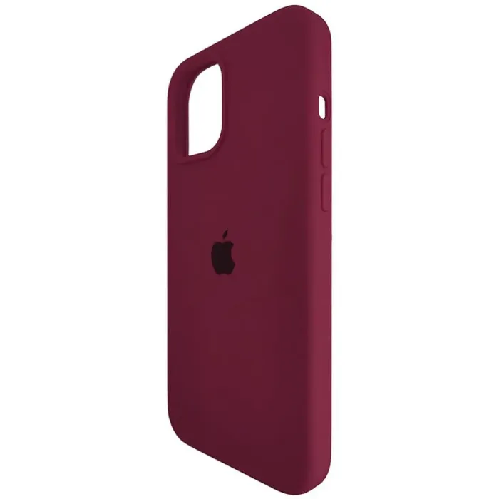 Чехол Quality Silicone Case iPhone 12 Pro Max Bordo (52)