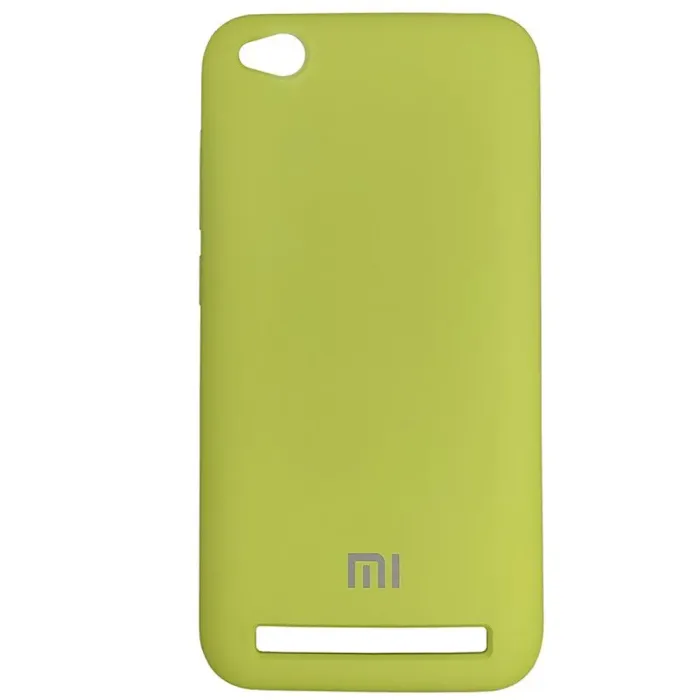 Чехол Silicone Case for Xiaomi Redmi 5A Yellow-Green (34)