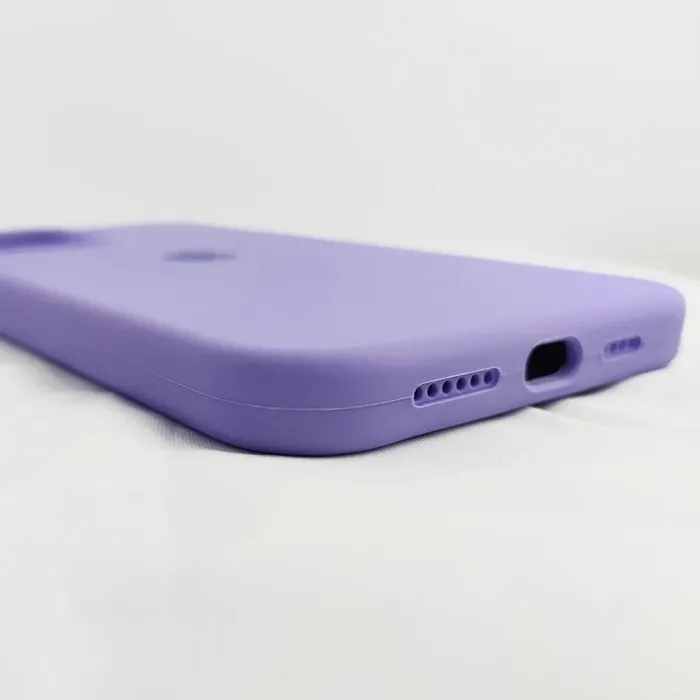 Чехол Quality Silicone Case iPhone 12/12 Pro Light Violet (41)