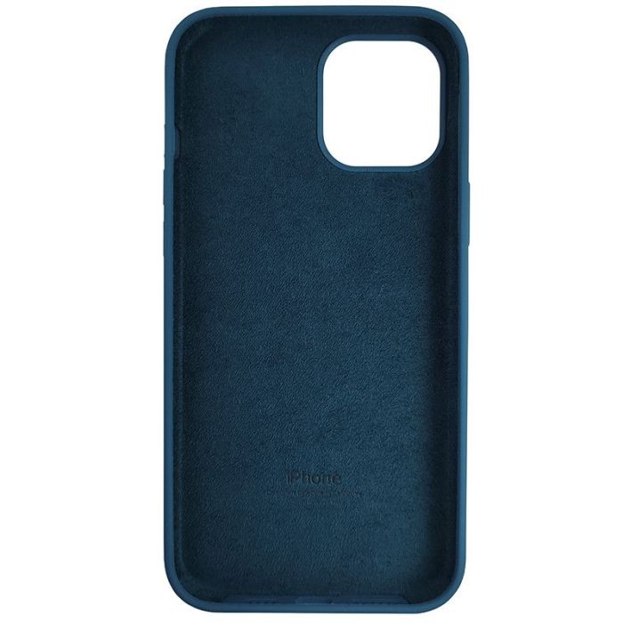 Чехол Copy Silicone Case iPhone 12 Pro Max Cosmos Blue (35)