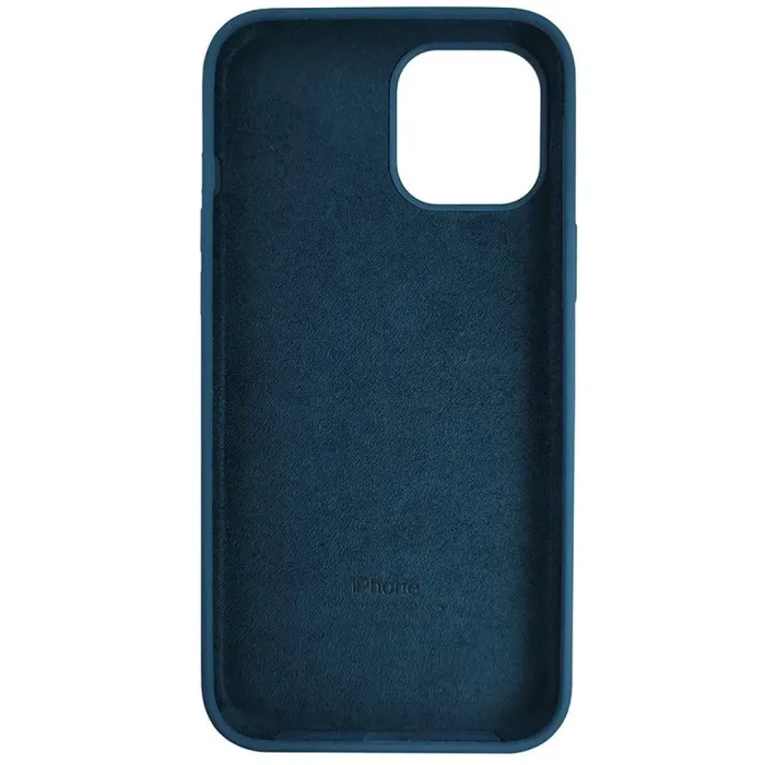 Чехол Quality Silicone Case iPhone 12 Pro Max Cosmos Blue (35)